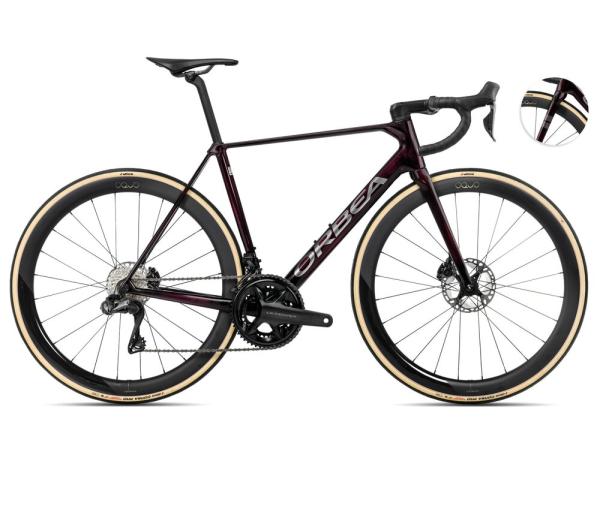 Orbea ORCA M20iLTD PWR 49 Wine Red-Titanium (Gloss)