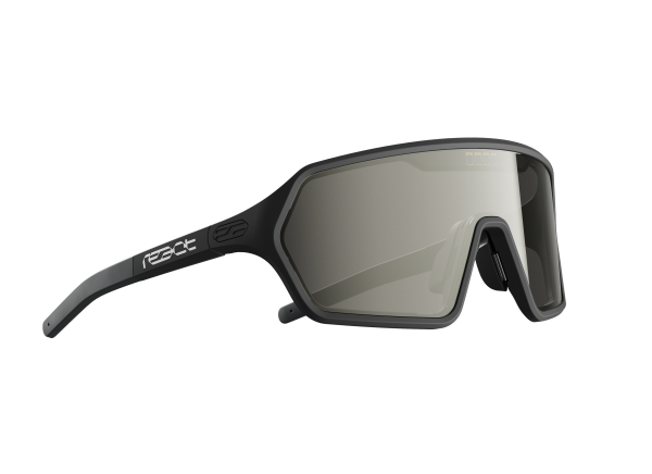 REACT Rev Onyx Sonnenbrille mit Schwarzem Rahmen