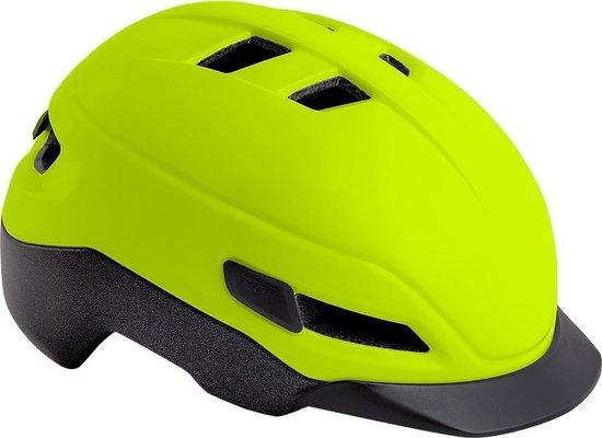 MET Grancorso Safety Yellow, matt reflective, Gr. L