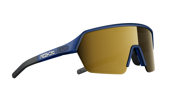 REACT Ervo Gold Blue Sportbrille