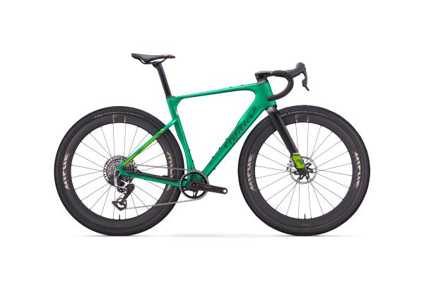 Wilier RAVE SLR ID2 GRX DI2 1X12 GRAFF AERO 48 S PIXEL GREEN MATT
