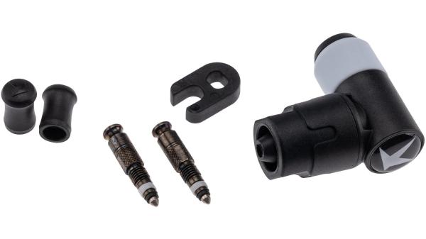 Schwalbe Clik Valve conversion Set Ventile 2er Set mit Pumpenkopf