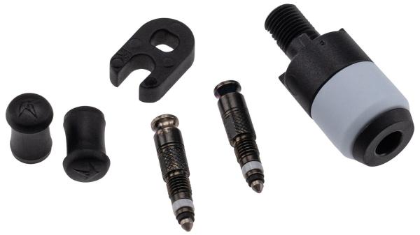 Schwalbe Clik Valve conversion Set Ventile 2er Set mit Pumpenadapter