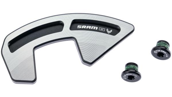 SRAM Bash Guard XX  XL silber, schwarz