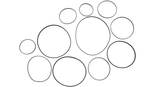 SRAM Stealth Ring-Set  XL schwarz