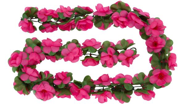 Basil Blumengirlande  XXL rosa, grün