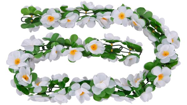 Basil Blumengirlande  XXL weiß, grün