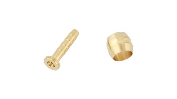 Shimano Olive und Insert Pin  1 1/8" gold
