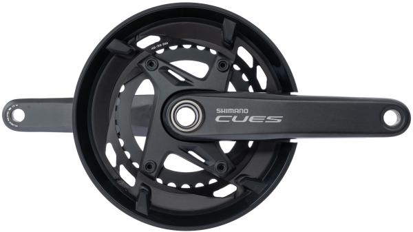 Shimano CUES FC-U6010-2  XL grau, schwarz