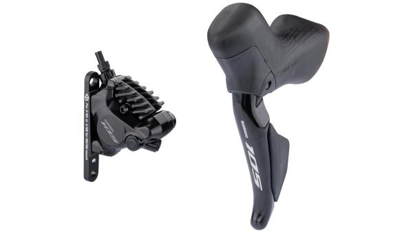 Shimano 105 Di2 ST-R7170/BR-R7170  17 mm grau, schwarz
