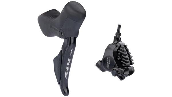 Shimano 105 Di2 ST-R7170/BR-R7170  17 mm grau, schwarz
