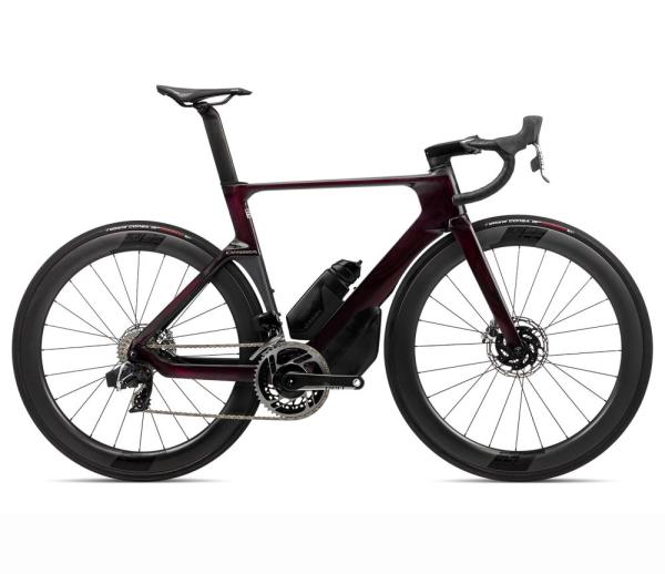 Orbea ORCA AERO M11eLTD 53 Wine Red Carbon View (Gloss) - Carbon Raw (Matt)