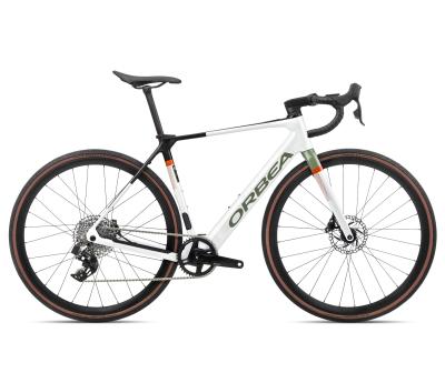 Orbea GAIN M31e 1X M White Chic - Metallic Green Artichoke (Gloss) Produktbild 1