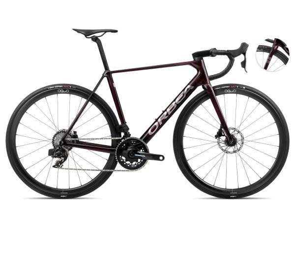 Orbea ORCA M21eTEAM PWR 53 Wine Red-Titanium (Gloss)