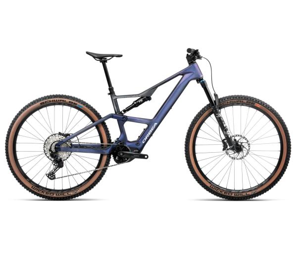 Orbea RISE SL M20 630W M Tanzanite Carbon View - Carbon Raw (Matt)