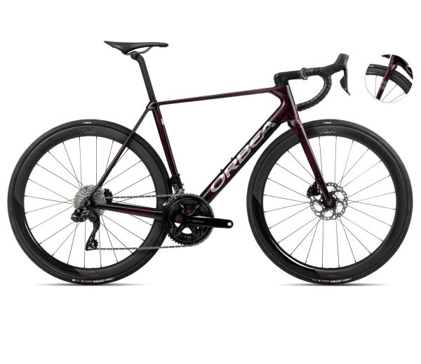 Orbea ORCA M30iLTD PWR 49 Wine Red-Titanium (Gloss)