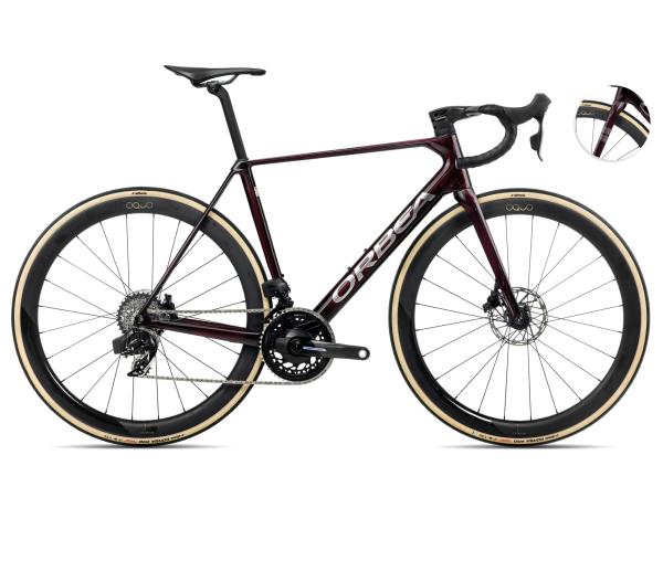 Orbea ORCA M21eLTD PWR 60 Wine Red-Titanium (Gloss)