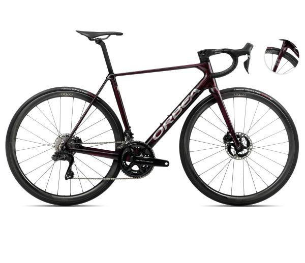 Orbea ORCA M10iLTD PWR 47 Wine Red-Titanium (Gloss)