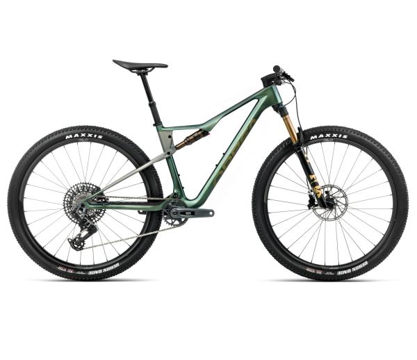 Orbea OIZ M10 AXS S Seaweed Carbon View (Gloss) - Spaceship Green (Matt)