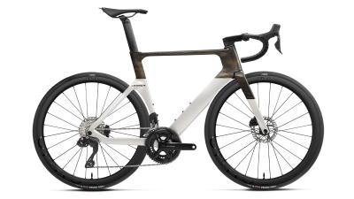 Orbea ORCA AERO M35iLTD PWR 57 Golden White (Gloss) - Carbon Raw (Matt) Produktbild 1
