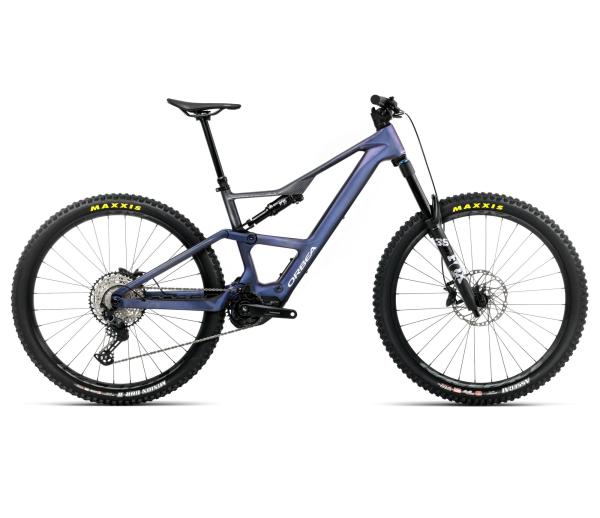 Orbea RISE LT M20 630W XL Tanzanite Carbon View - Carbon Raw (Matt)