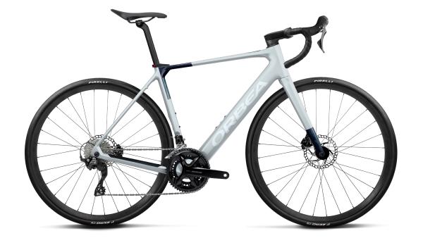 Orbea GAIN M30 S Halo Silver (Matt) - Blue Carbon View (Gloss)