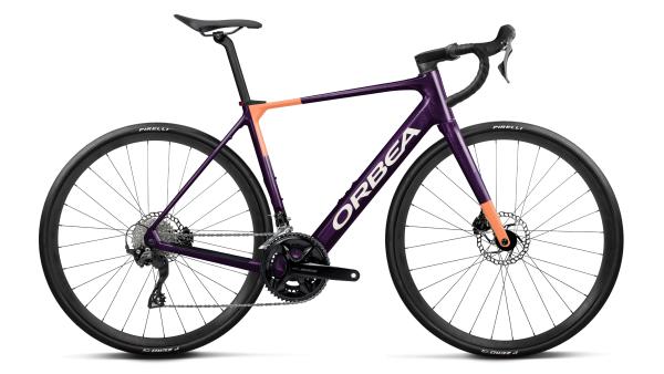 Orbea GAIN M30 M Fantasy Purple Carbon View (Gloss) - Orange Cloud (Matt)