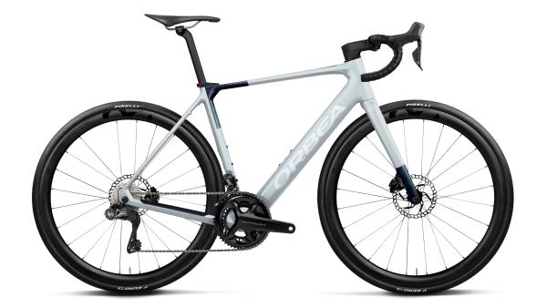 Orbea GAIN M20i S Halo Silver (Matt) - Blue Carbon View (Gloss)