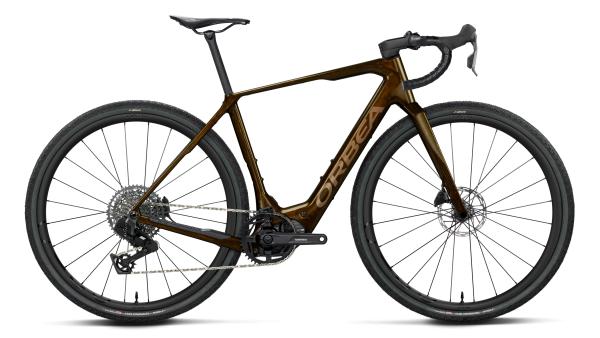 Orbea DENNA M31e L Caramel Carbon View - Golden Sand (Gloss)