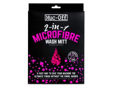 Muc Off Microfibre Wash Mitt  nos pink Produktbild 2