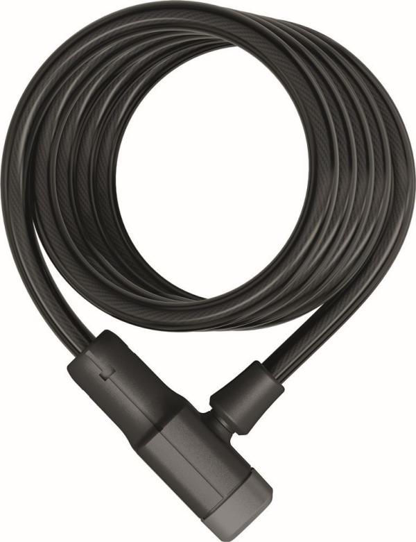 Abus Spiralkabelschloss Primo 5510K schwarz 180cm inkl. Halter
