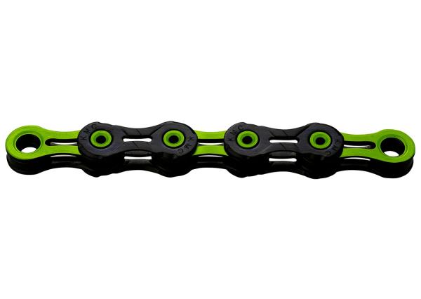KMC X-10 SL DLC Super Light 116-Glieder 10-fach - schwarz/grün