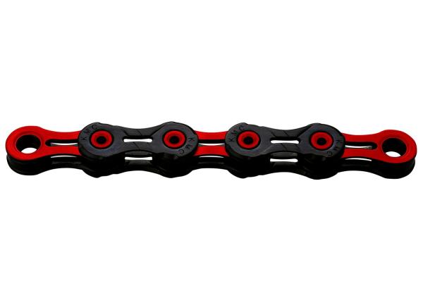 KMC X-10 SL DLC Super Light 116-Glieder 10-fach - schwarz/rot
