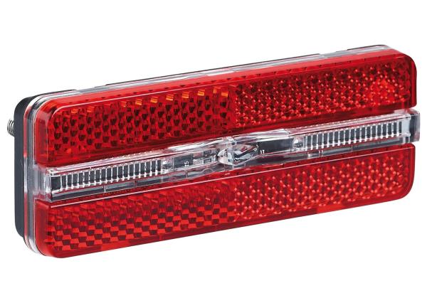 Büchel dynamogestütztes LED-Gepäckträger-Rücklicht Sunset Strip mit Standlicht