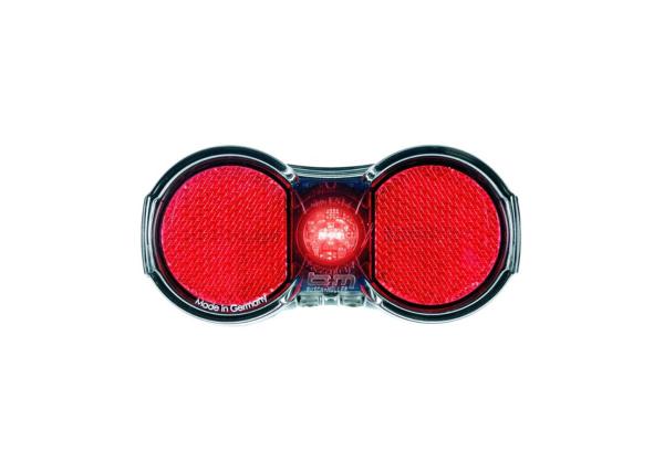 Busch & Müller Batterie-Rücklicht TOPLIGHT FLAT PERMANENT rot/klar