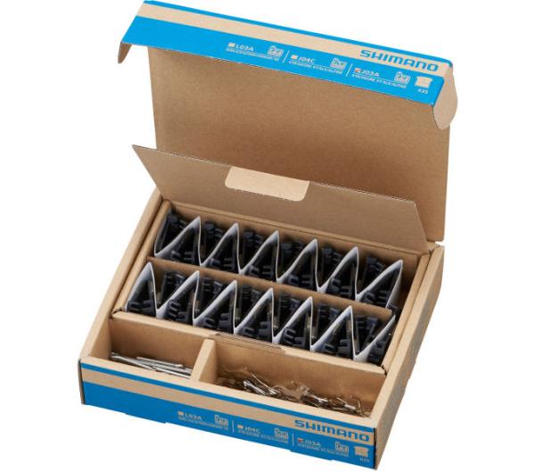 SHIMANO 25 Paar Werkstattpackung Scheibenbremsbelag J05A-RF Resin Aluträger