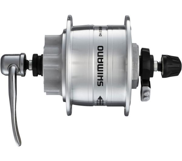 SHIMANO Nabendynamo DH-3D32 6 Volt/3 Watt 32 Loch 6-Loch Silber