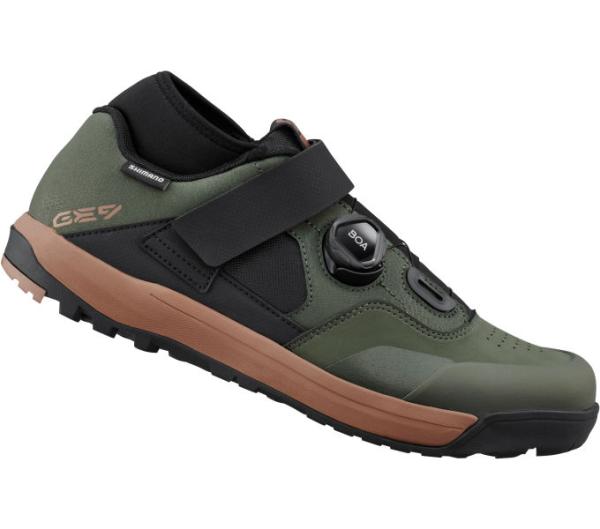 SHIMANO SHIMANO Fahrradschuhe GE900 Herren/Damen MTB SPD Gr&ouml;&szlig;e 40 Gr&uuml;n