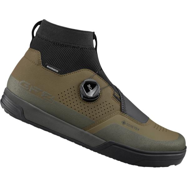 SHIMANO SHIMANO Fahrradschuhe GF800GTX Herren/Damen MTB FLATPEDAL Gr&ouml;&szlig;e 43 Gr&uuml;n
