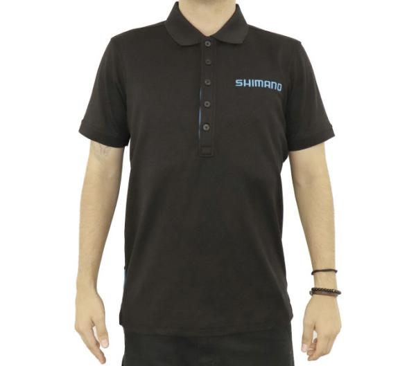 SHIMANO SHIMANO WORKSHOP POLO BLACK, XXL 50% PES/50% COTTON