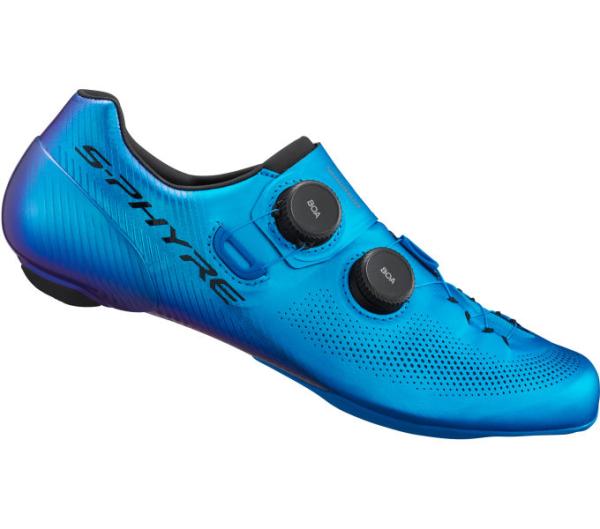 SHIMANO SHIMANO Fahrradschuhe RC903 Damen/Herren Road SPD-SL Größe 46 breit Blau