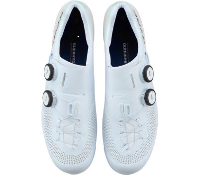 SHIMANO SHIMANO Fahrradschuhe RC903 Damen/Herren Road SPD-SL Größe 47 breit Weiß Produktbild 1