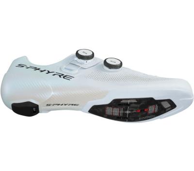 SHIMANO SHIMANO Fahrradschuhe RC903 Damen/Herren Road SPD-SL Größe 47 breit Weiß Produktbild 3