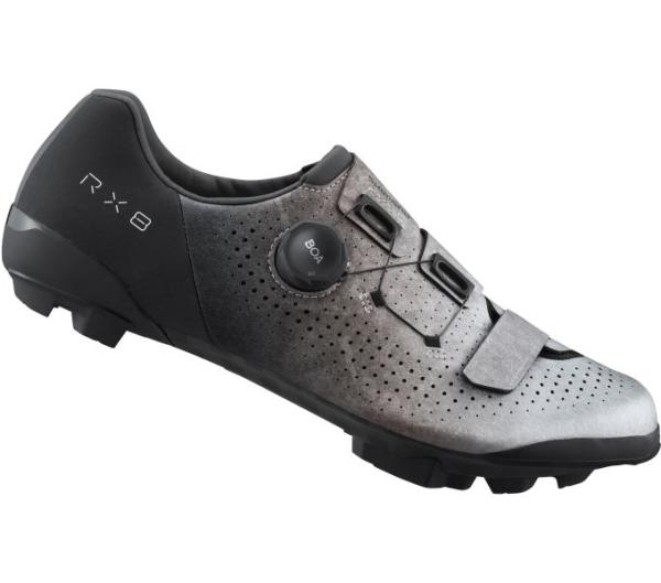 SHIMANO SHIMANO Fahrradschuhe RX801 Herren/Damen Gravel SPD Gr&ouml;&szlig;e 40 Silber