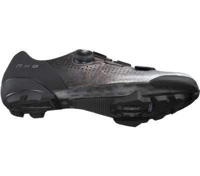 SHIMANO SHIMANO Fahrradschuhe RX801 Herren/Damen Gravel SPD Größe 43 Silber Produktbild 3
