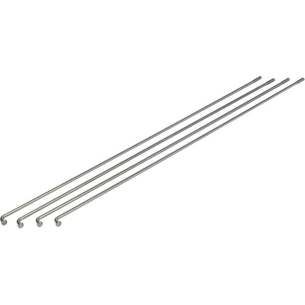 Exal SPEICHE 2MM,GLATT,SILB,300MM,100ST
