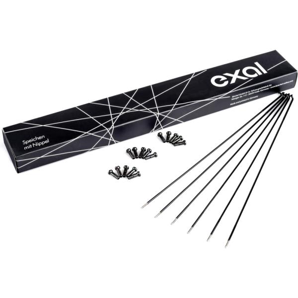 Exal SPEICHE ED 2/1,8 SCHW,268MM,100ST