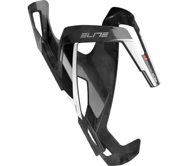 ELITE ELITE Flaschenhalter Vico Carbon Schwarz/Weiß Glänzend