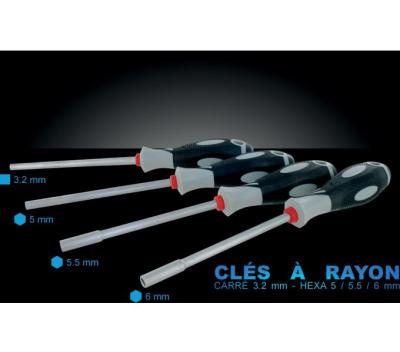 VAR Speichenschlüssel RP-26400 5,5 mm Campagnolo- und Mavic Cosmic Felgen Produktbild 1