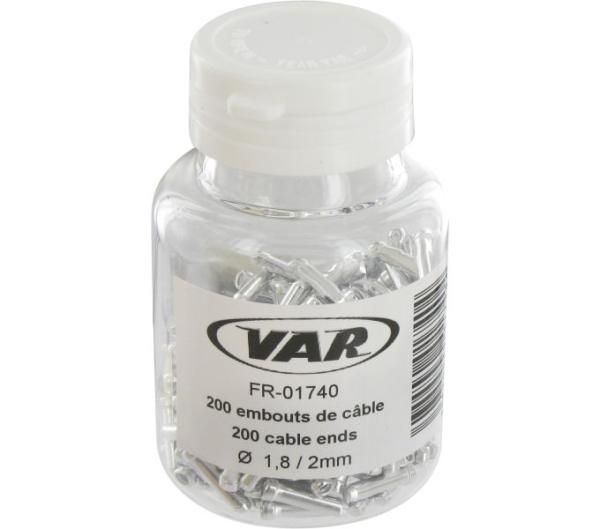 VAR 200 Stk. Zugendkappe FR-01740 Ø 1,8/2mm